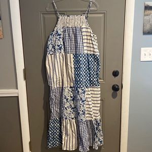 Women’s Blue Pattern Dress